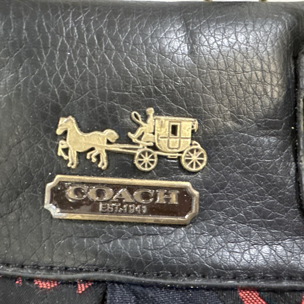 Coach Purse Est. 1941 Broken Zipper - Picture 2 of 11